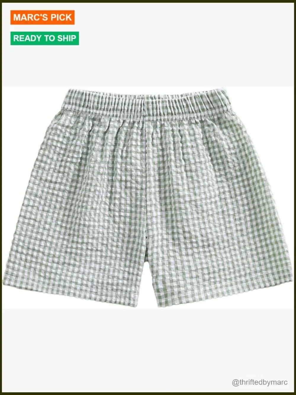 Toddler Boys Girls Elastic Waist Shorts Cotton Polyester Casual Summer